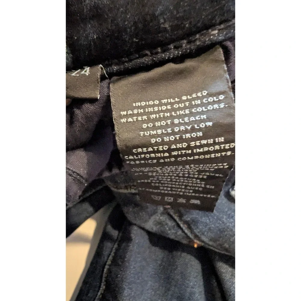 J Brand Womens Fleeting Skinny‎ Leg Jeans Size 24 Dark Wash Denim Pants